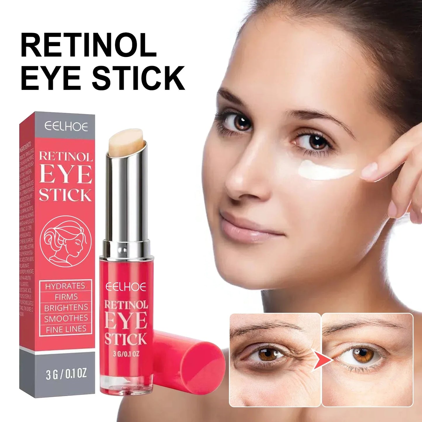 Retinol Eye Cream Lifting Firming Anti-Wrinkle Remove Eye Bags Dark Circles