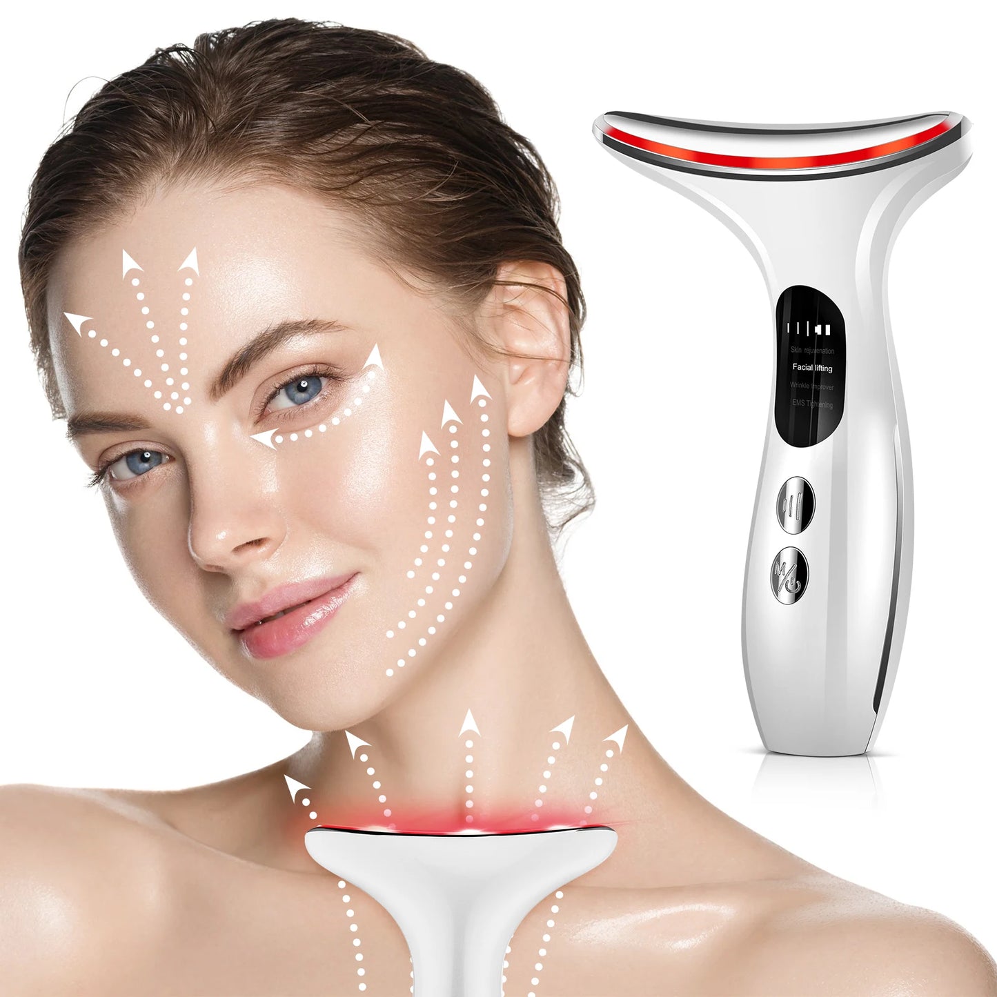 EMS Face Neck Lift Beauty Device Facial Massager