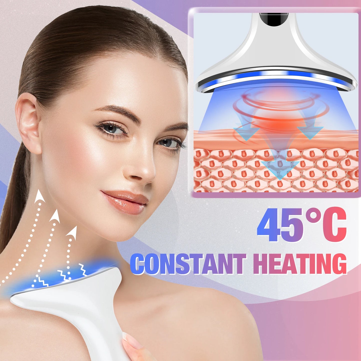 EMS Face Neck Lift Beauty Device Facial Massager