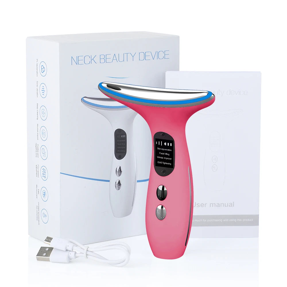 EMS Face Neck Lift Beauty Device Facial Massager